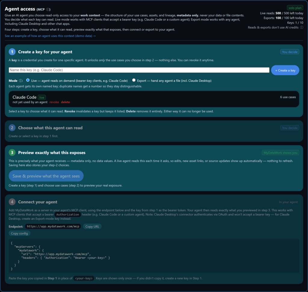 screenshot 1 header and four steps